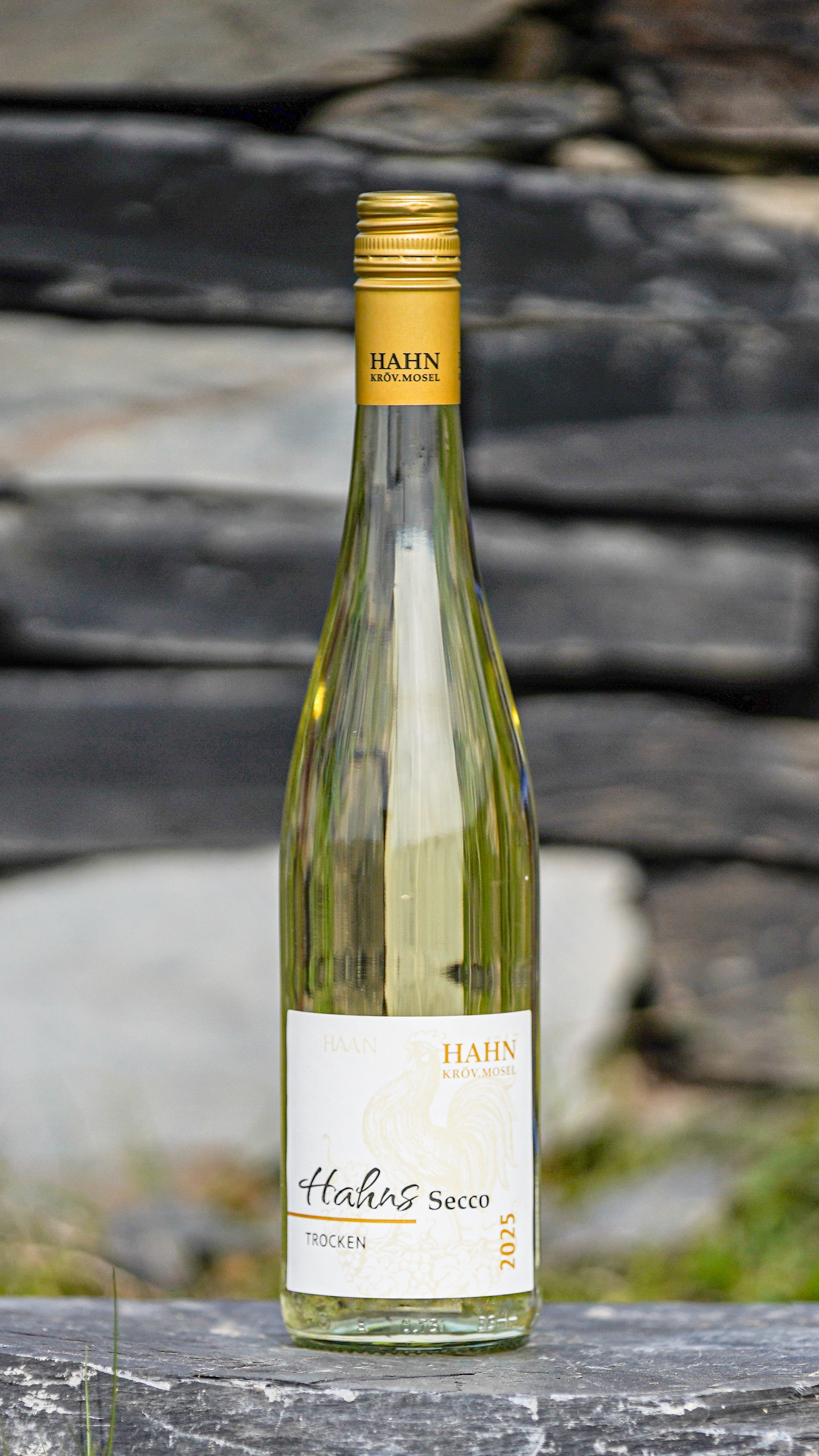 Hahns Secco 2025 – prickelnder Perlwein Weingut Hahn Mosel