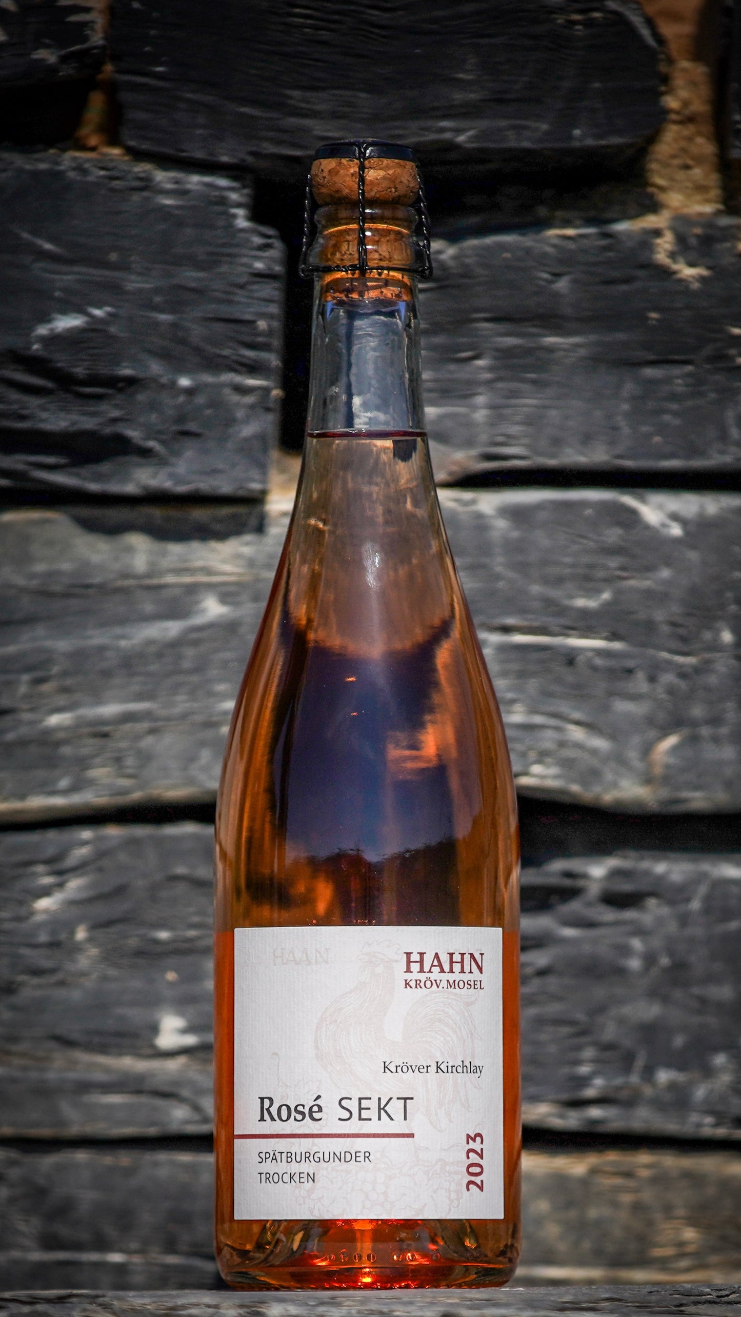 Rosé Sekt trocken aus Spätburgunder – Winzersekt Weingut Hahn Mosel